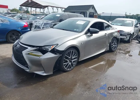 2015 Lexus Rc 350 из США, поврежденный, VIN JTHSE5BC3F5003094